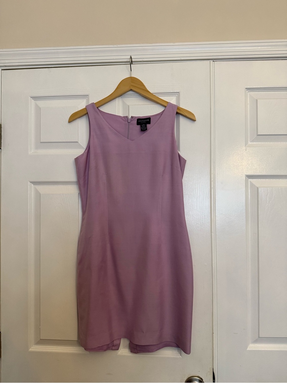 Ann Taylor Lilac Sleeveless Sheath Dress